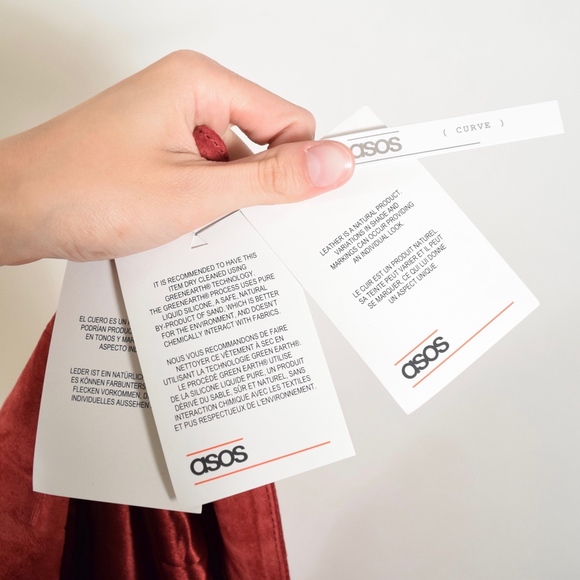 ❌SOLD❌NWT ASOS Red Suede Leather Midi Pencil Skirt - Picture 5 of 7